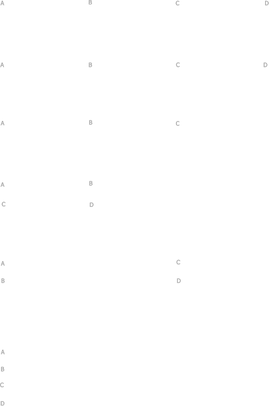 A B C D A B C D A B C A C B D A B C D A B C D