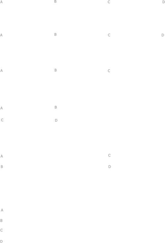 A B C D A B C D A B C A C B D A B C D A B C D