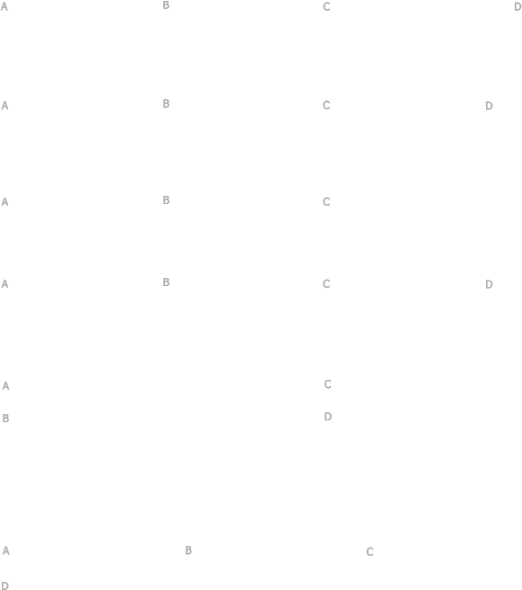 A B C D A B C A B C D D A B C A B C D A C B D